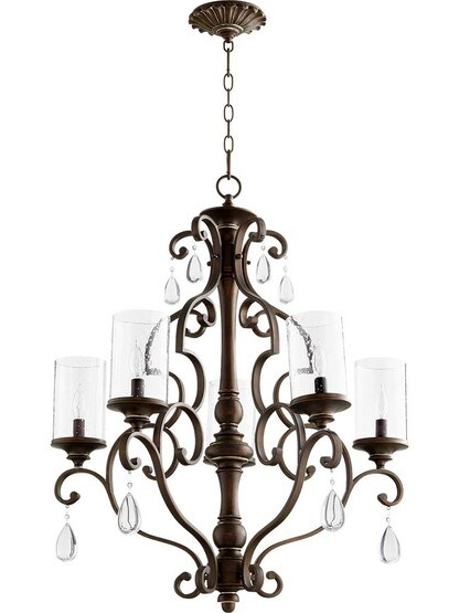 San Miguel 5-Light Chandelier in Vintage Copper.